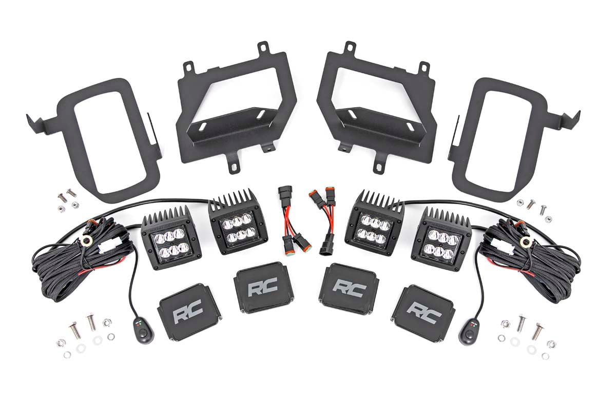 Ford F-150 LED Light Kit - Fog Mount - Rough Country - Dual 2